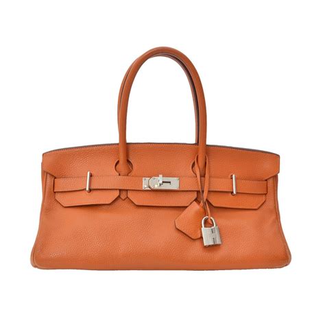 hermes bag birkin orange|hermes birkin shoulder bag.